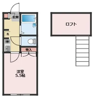 ハイツ立石【2階】の間取り