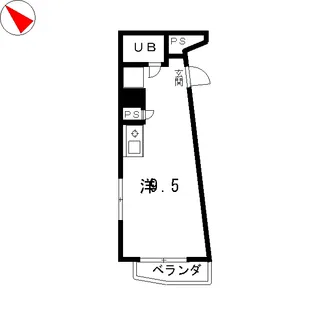 チサンマンション上前津【7階】の間取り
