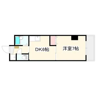 エスト・リーヴル江坂【2階】の間取り