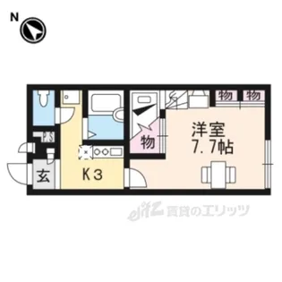 レオパレスポラリス【1階】の間取り
