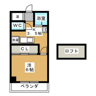 YASURAGI【2階】の間取り