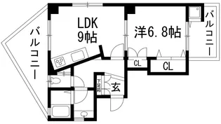 阪上ビル【3階】の間取り
