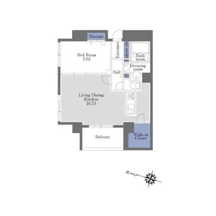 コンフォール池田山【1階】の間取り
