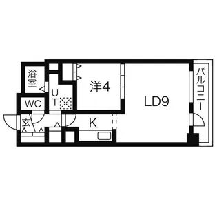 BlancNoir N13.exe【9階】の間取り