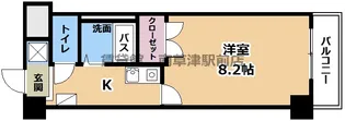 クレスト草津【11階】の間取り