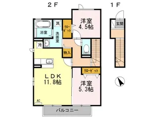 ダイゼンハイツの間取り