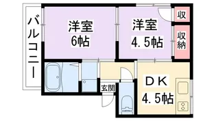 アメニティ中野壱番館【1階】の間取り