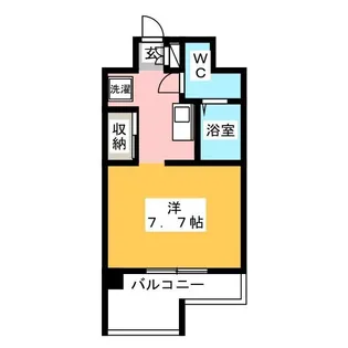 レジディア市谷薬王寺【5階】の間取り