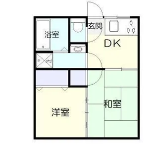 カルペディエム【2階】の間取り