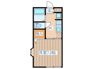 ヴェルドミール八幡【1階】の間取り