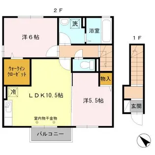 フェニックス【2階】の間取り