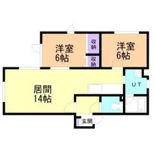 Live Well【リヴ ウェル】【1階】の間取り