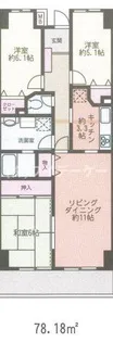 パラッツオ稲毛【6階】の間取り
