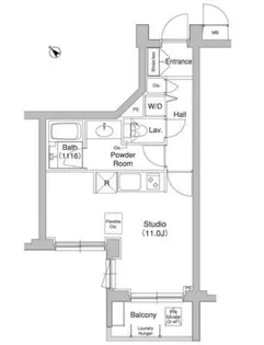 コンフォリア原宿【2階】の間取り