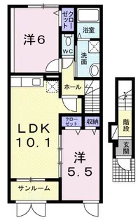 セレノコルソ【2階】の間取り