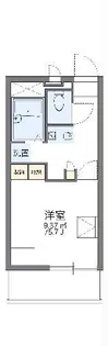 レオパレスPRIDE 07【1階】の間取り