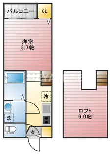 modern palazzo Kuyama Bild【2階】の間取り