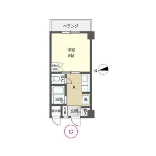 グリーンハイツ【1階】の間取り