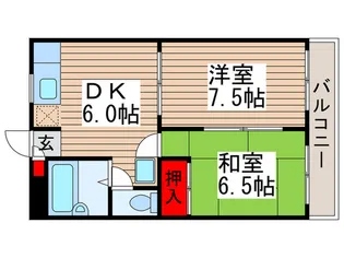 メゾンサカイ【2階】の間取り