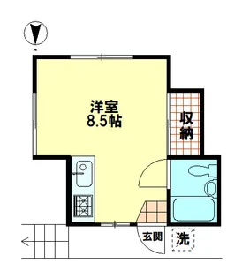 カストール【2階】の間取り