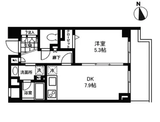 イーリスコート桜上水の間取り