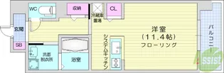 ラ・ルーチェK【7階】の間取り