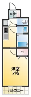 シャルマンパレ淡路【2階】の間取り