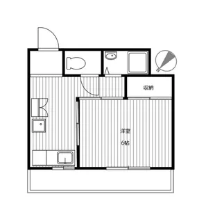 橋本ビル【4階】の間取り