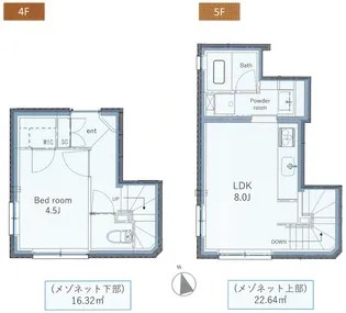 PRATIQUE KAGURAZAKA westの間取り
