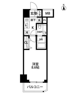 SYFORME KOMAZAWA DAIGAKU【2階】の間取り