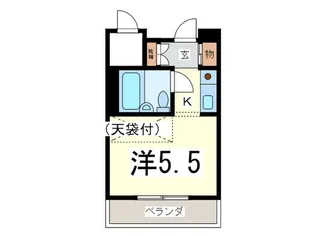 パ-ク・ノヴァ横浜阪東橋【6階】の間取り