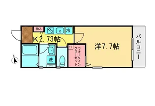 La Fontaine MYOJINCHO【3階】の間取り