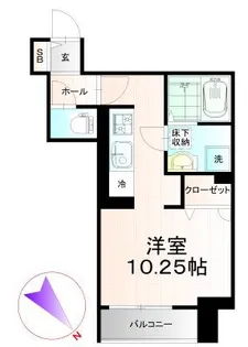 パークコート新浦安【1階】の間取り
