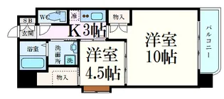 ARIES【8階】の間取り