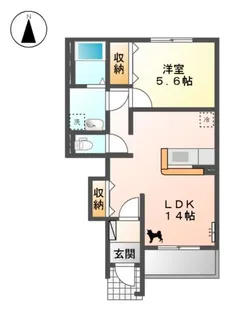 セルフィーユII【1階】の間取り