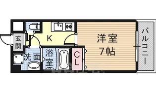 オーク南茨木【3階】の間取り