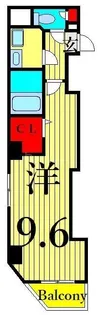 グレースコート南千住【4階】の間取り