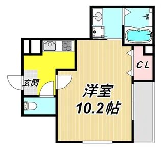 フジパレス西立花V番館【1階】の間取り