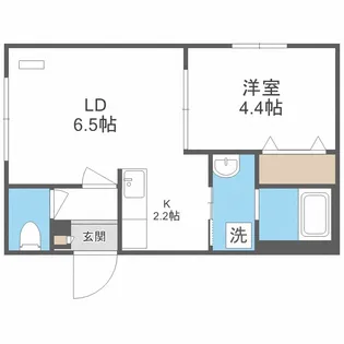 ルチアーノ発寒南【2階】の間取り