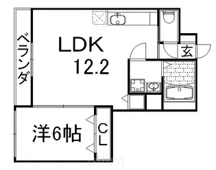 ロイヤルシティーAYA【3階】の間取り