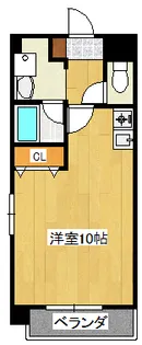 シェソワM【3階】の間取り