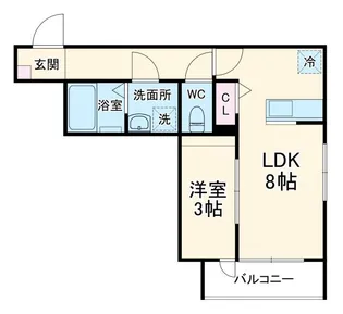 ガーデンヒルズ宮原【1階】の間取り