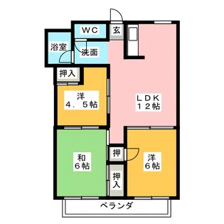 マルテンハイツ【1階】の間取り