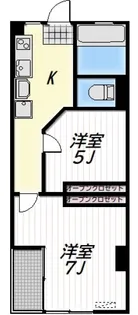 decent【3階】の間取り