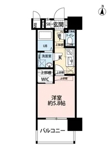 サヴォイ博多スーペリア【8階】の間取り