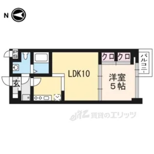 プラネシア烏丸御池【2階】の間取り