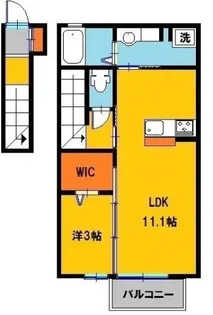 エスポワール A【2階】の間取り