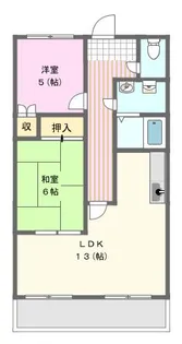 ラトゥール【3階】の間取り