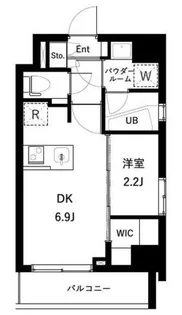 アジールコート桜上水【1階】の間取り