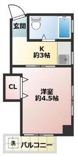 石井マンションB【1階】の間取り